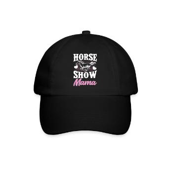 Equestrian Sports Mama Equestrian Tournament Mama Mother's Day - Baseball Cap - black/black - Front