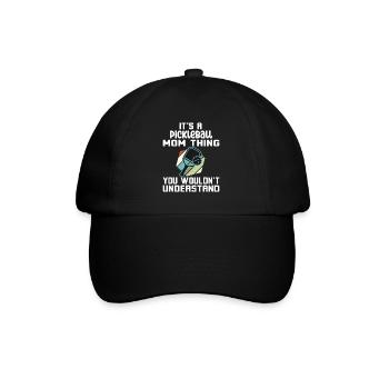 Pickleball Maman chose que tu ne comprendrais pas - Casquette classique - noir/noir - Devant
