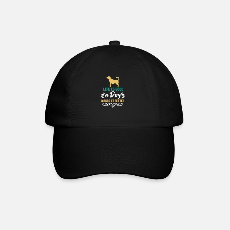 Golden Retrievers - Casquette classique - noir/noir