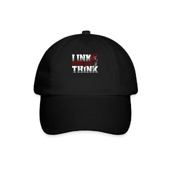 J’encre ce que vous pensez Tatoueur - Casquette classique - noir/noir - Devant