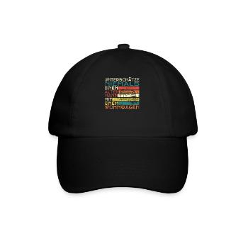 Camper Gift Idea Camping - Casquette classique - noir/noir - Devant