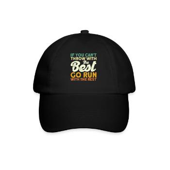 Discus Throw Discus Thrower Gift - Baseball Cap - black/black - Front