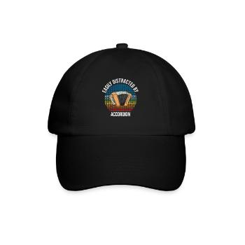 Facilement distrait par l’accordéon - Casquette classique - noir/noir - Devant