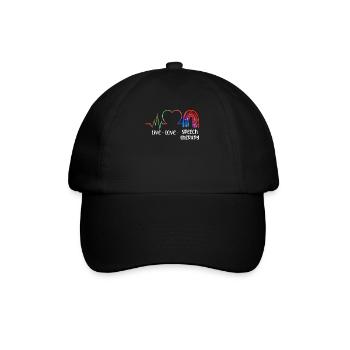 Assistant orthophoniste - Casquette classique - noir/noir - Devant