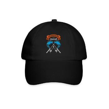 Awesome since 2012. Angel, Angler's Birthday - Baseball Cap - black/black - Front