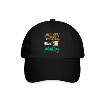 Tu arrêteras de me haïr - Poet Poetry - Casquette classique - noir/noir - Devant