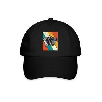Accordion Styrian Harmonica Accordion - Baseball Cap - black/black - Front
