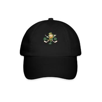 Kobold Hockey sur gazon Hockey sur gazon Drôle St Patrick’s Day - Casquette classique - noir/noir - Devant