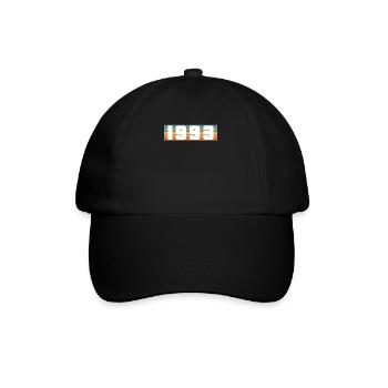 Vintage Retro 1993 30th Birthday Shirt Cadeau - Casquette classique - noir/noir - Devant