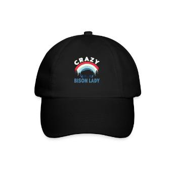 Bison fou Lady Cow Bison Buffle Buffle d’eau - Casquette classique - noir/noir - Devant