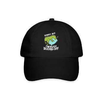 Leguan - Baseballkappe - Schwarz/Schwarz - Vorne
