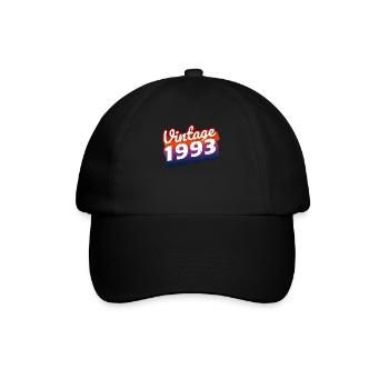 Vintage 1993 30th Birthday Shirt Cadeau - Casquette classique - noir/noir - Devant