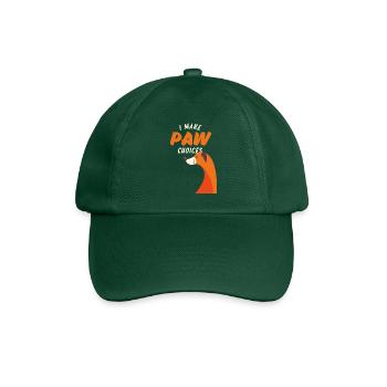 Je fais des choix de pattes, je fais de mauvais choix amoureux des chiens - Casquette classique - vert bouteille - Devant