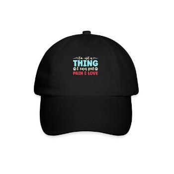 Abandoned Pets I'm Not A Thing Adopt Animal Lover - Baseball Cap - black/black - Front