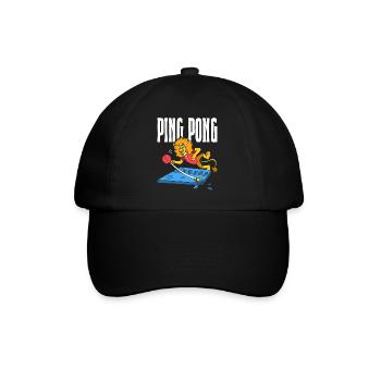 Ping Pong Lion Table Tennis Lion Outfit - Casquette classique - noir/noir - Devant