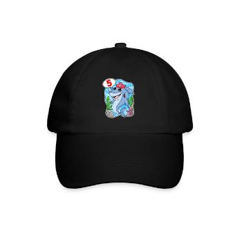 5 ans - 5ème anniversaire avec motif animal - Casquette classique - noir/noir - Devant