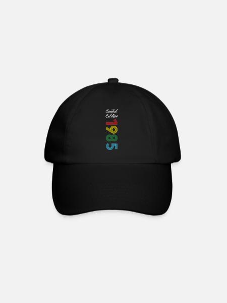 Limited Edition 1985 - Baseballkappe - Schwarz/Schwarz