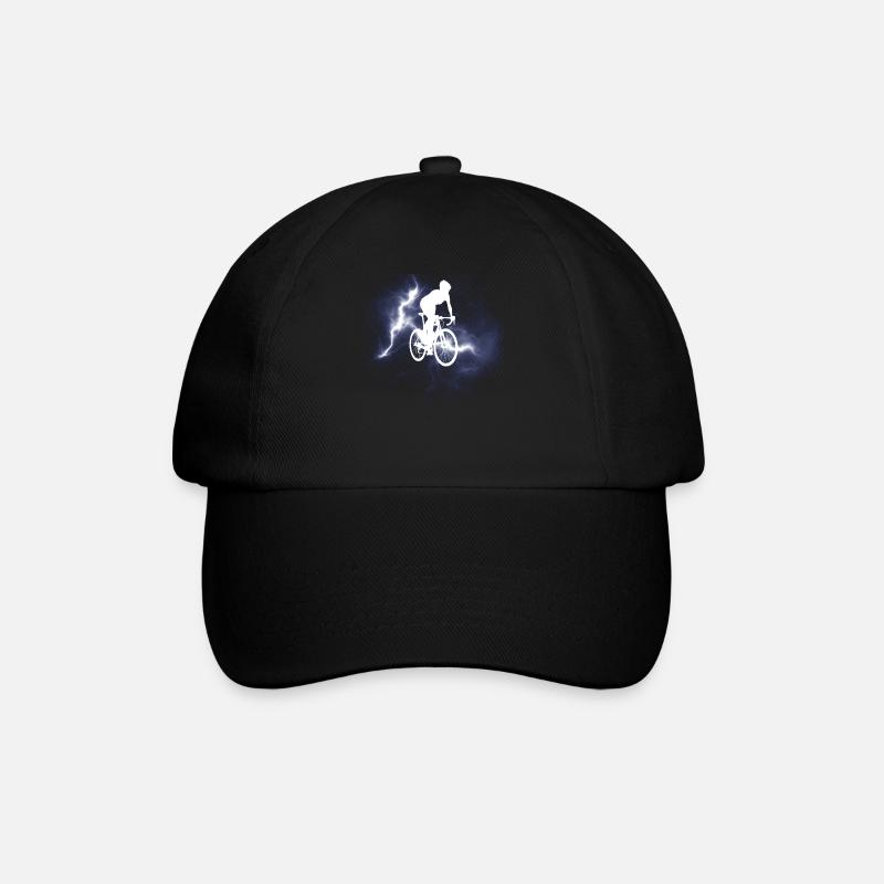 Accessoires de vélo Motif cycliste - Casquette classique - noir/noir