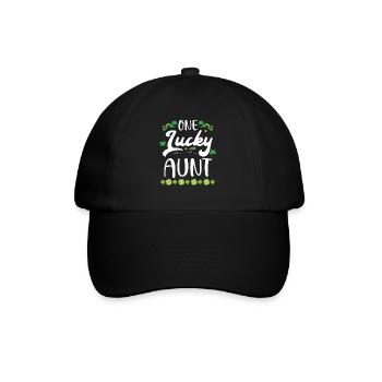 Eine glückliche Tante Irish Shenanigan St. Patricks Day - Baseballkappe - Schwarz/Schwarz - Vorne