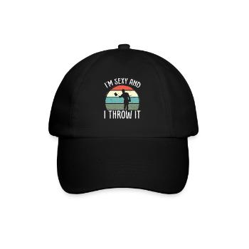 Je suis sexy et je le jette - Casquette classique - noir/noir - Devant