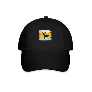 Moose Retro - Casquette classique - noir/noir - Devant