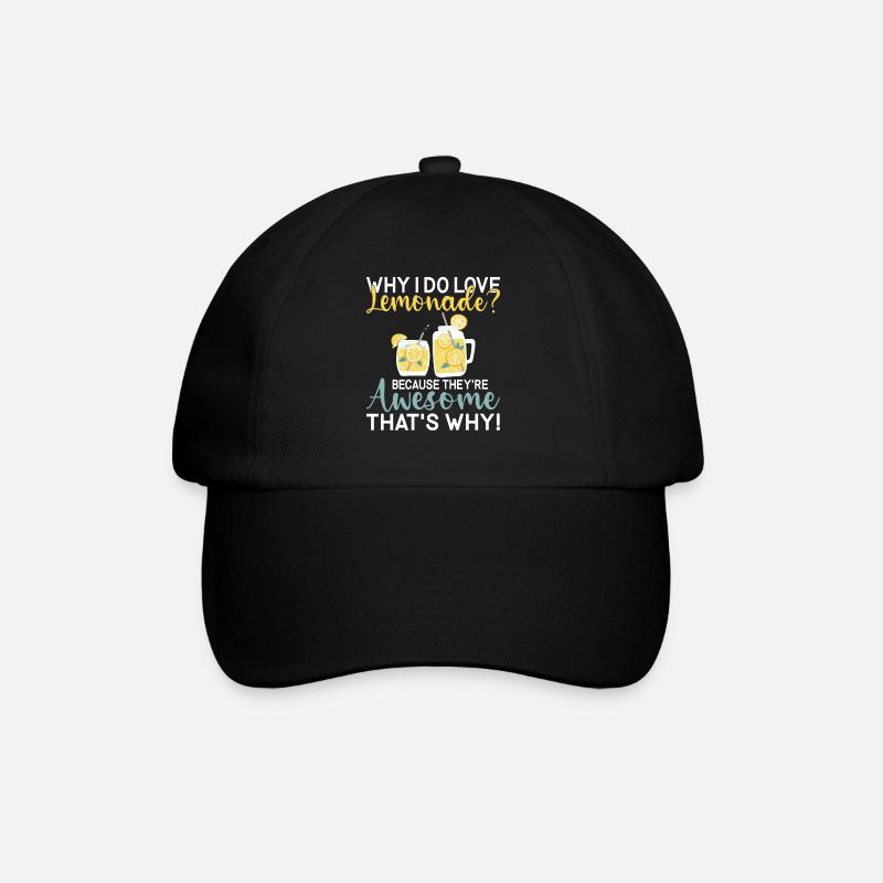 Lemonade Gift Ideas - Baseball Cap - black/black