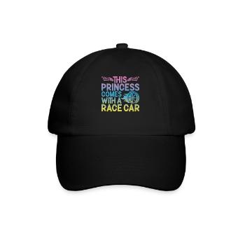 Drag Racing Race Car Girl This - Baseball Cap - black/black - Front
