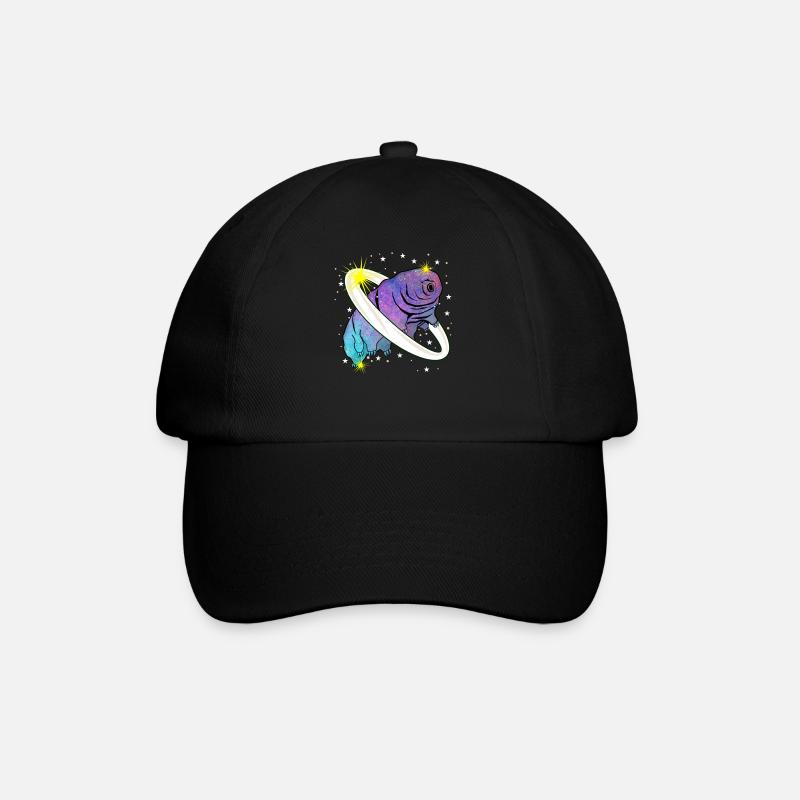 Tardigrade Wasserbär Planet Bärtierchen - Baseballkappe - Schwarz/Schwarz