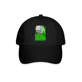 Fantasy Football Champ Champion Fantasy Football - Baseball Cap - black/black - Front