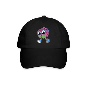Brain reading - Baseball Cap - black/black - Front