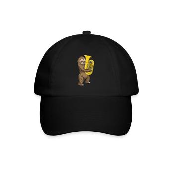 Sloth Music Gift Kids Band Tuba - Casquette classique - noir/noir - Devant