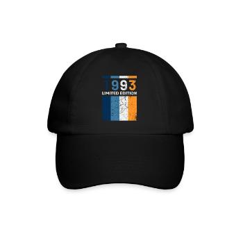 30 ans né en 1993 rétro 30e anniversaire - Casquette classique - noir/noir - Devant
