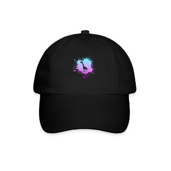 Giraffe - Baseball Cap - black/black - Front