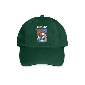 Future Saxophone Player - Baseball Cap - bottle green - Front