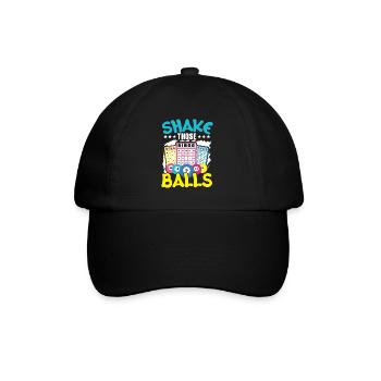Shake Those Bingo Balls Bingo Game Bingo Player - Baseball Cap - black/black - Front