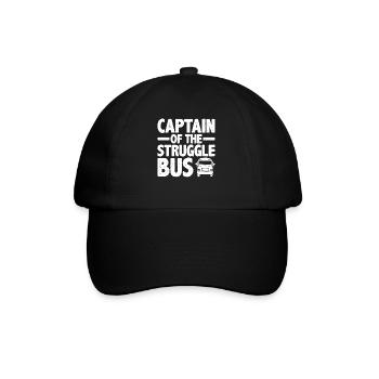 Captain Of The Struggle Bus 9 - Baseball Cap - black/black - Front