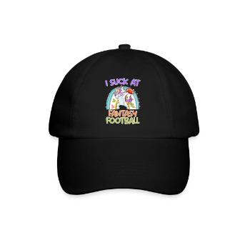 Fantasy Football Loser I suck at Fantasy Football - Baseball Cap - black/black - Front