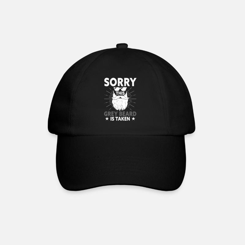 Sorry this beard is forgiven Bearded Man - Baseball Cap - black/black