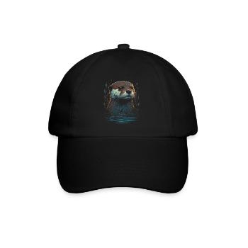 Loutre de mer - Casquette classique - noir/noir - Devant