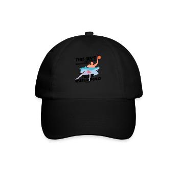 Waterpolo - Casquette classique - noir/noir - Devant