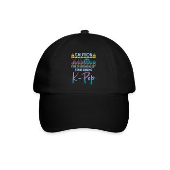 Peut spontanément commencer à chanter de la K-pop - Casquette classique - noir/noir - Devant