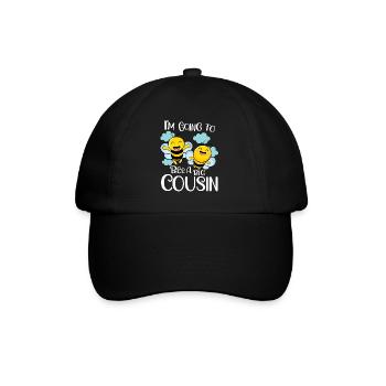 Going To Be A Big Cousin Bee Promoted To Cousin - Baseball Cap - black/black - Front