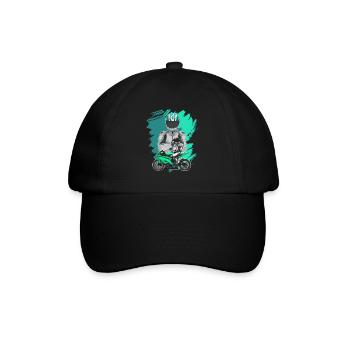 Motorcycle Lifestyle / Motorcycle / Motorcycle biker - Baseball Cap - black/black - Front