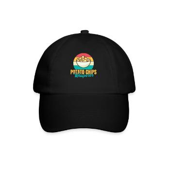 Cadeau de croustilles - Casquette classique - noir/noir - Devant
