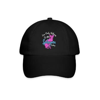 In conversation with my Sphynx Today Kitten Pet - Baseball Cap - black/black - Front
