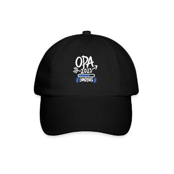 Opa 2023 loading - Opa werden - Bald Opa - Baseballkappe - Schwarz/Schwarz - Vorne