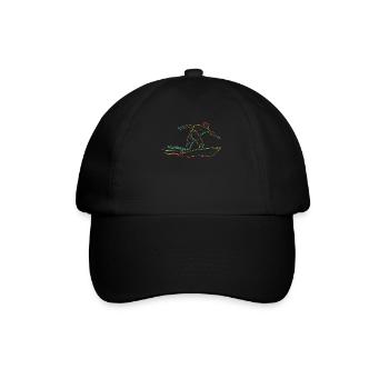 Surfer Surfing Wellenreiten Planche de surf - Casquette classique - noir/noir - Devant
