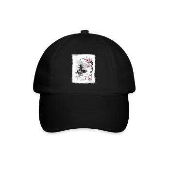 Cherry Blossoms Jiin Japan Natural - Baseball Cap - black/black - Front