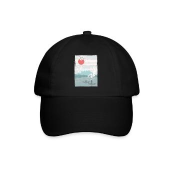 Cherry Blossoms Fuji Cherry Tree Japan Natural - Baseball Cap - black/black - Front