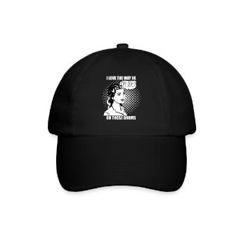 J’adore la façon dont il bat sur ces tambours - Casquette classique - noir/noir - Devant